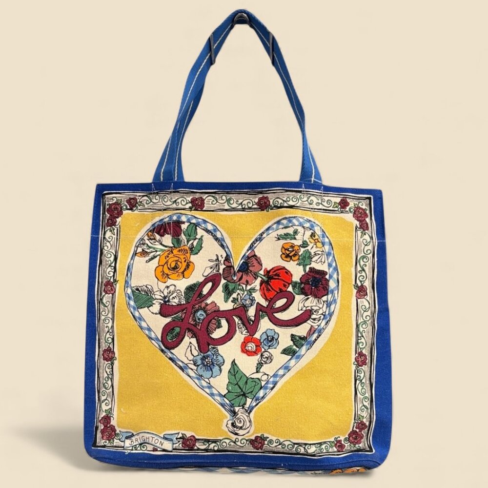 Brighton Tied With Love Tote Clancy Art NWT